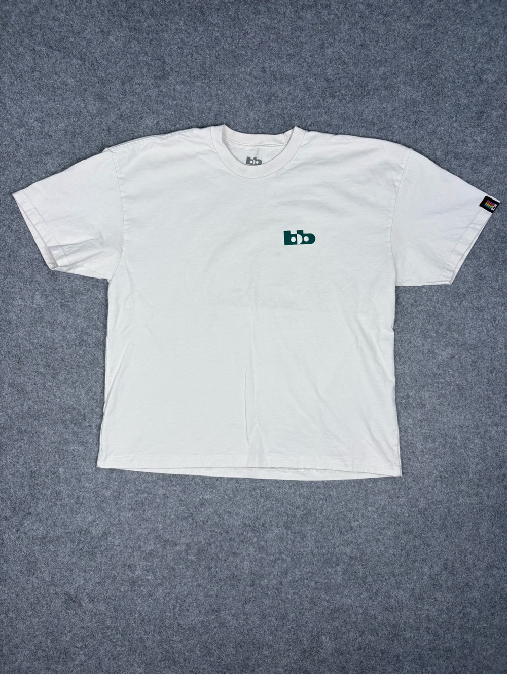 BB Auto Porsche Graphic White T-Shirt Made in USA Size L